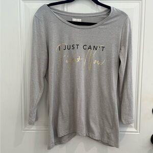 Charming Charlie Long Sleeve Top. Size Small.